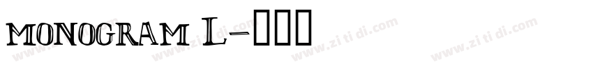 monogram L字体转换